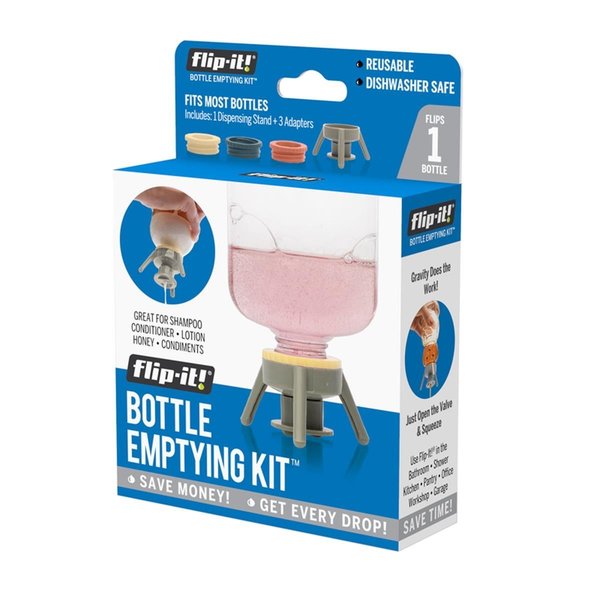 Flip-It Gray Polypropylene Bottle Emptying Kit FL7601